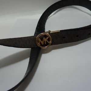 Michael Kors 2 SIDED BROWN/BLACK Size 34'' Size Monogram Belts